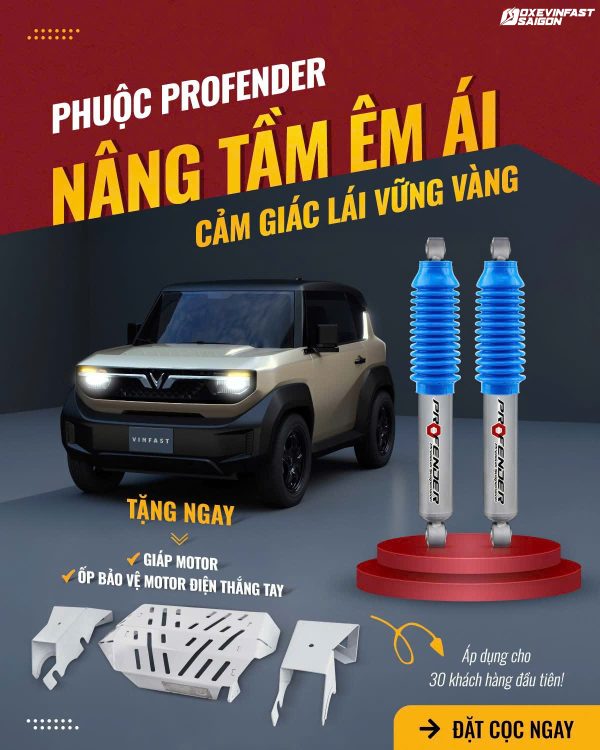 Phuộc Profender cho Vinfast VF3
